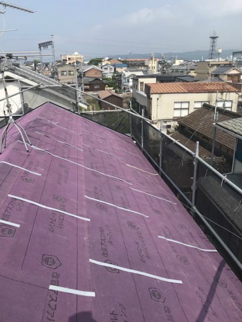 屋根　ルーフィング