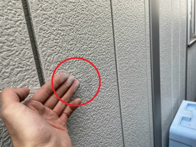 外壁のチョ－キング