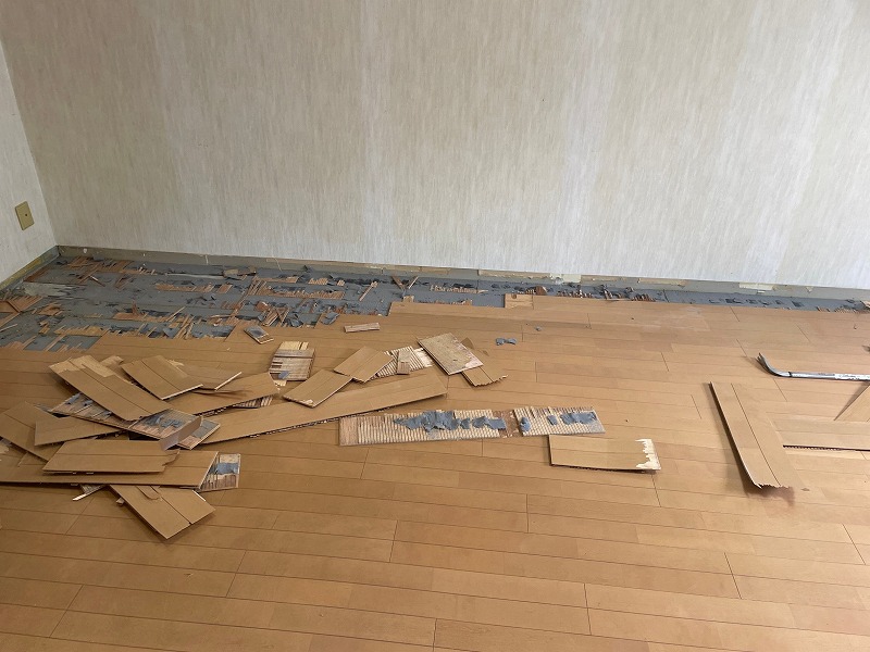 マンションフロア解体