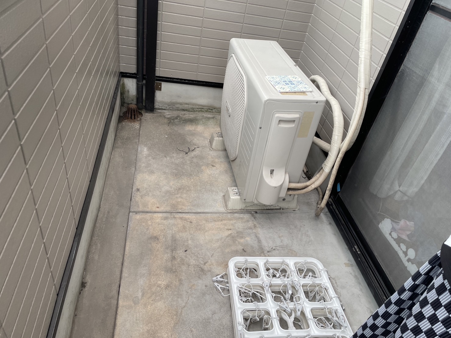 ベランダの現状