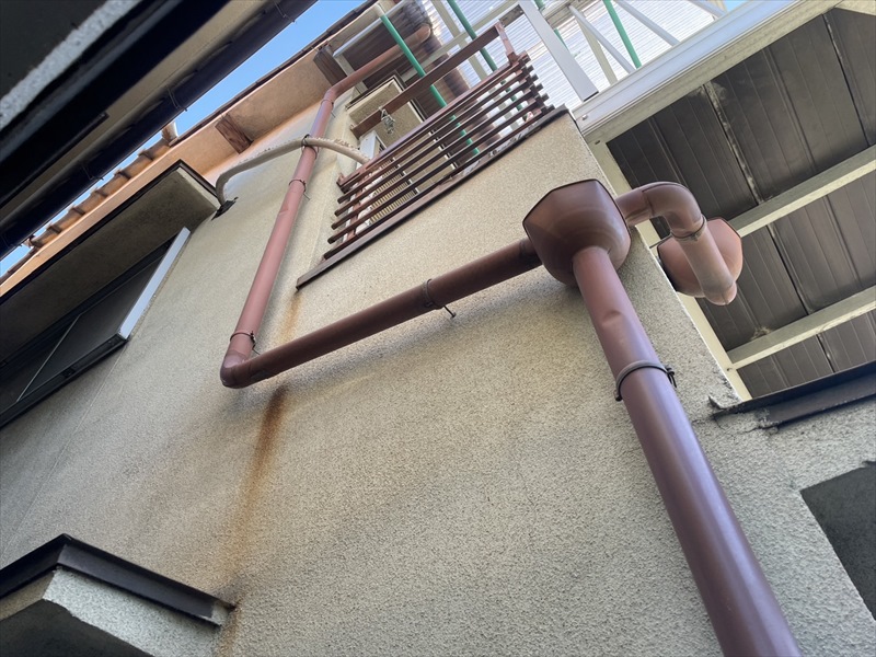 鉄部のもらい錆び