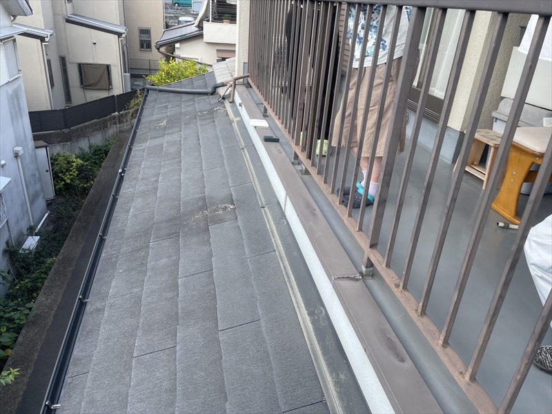 雨漏り箇所上部