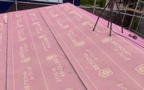 ルーフィング完了