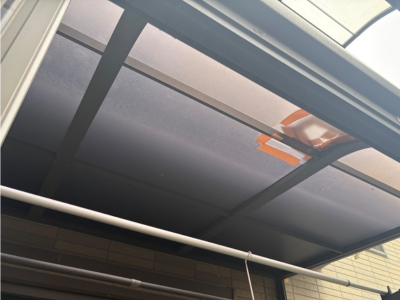 テラスパネル割れ