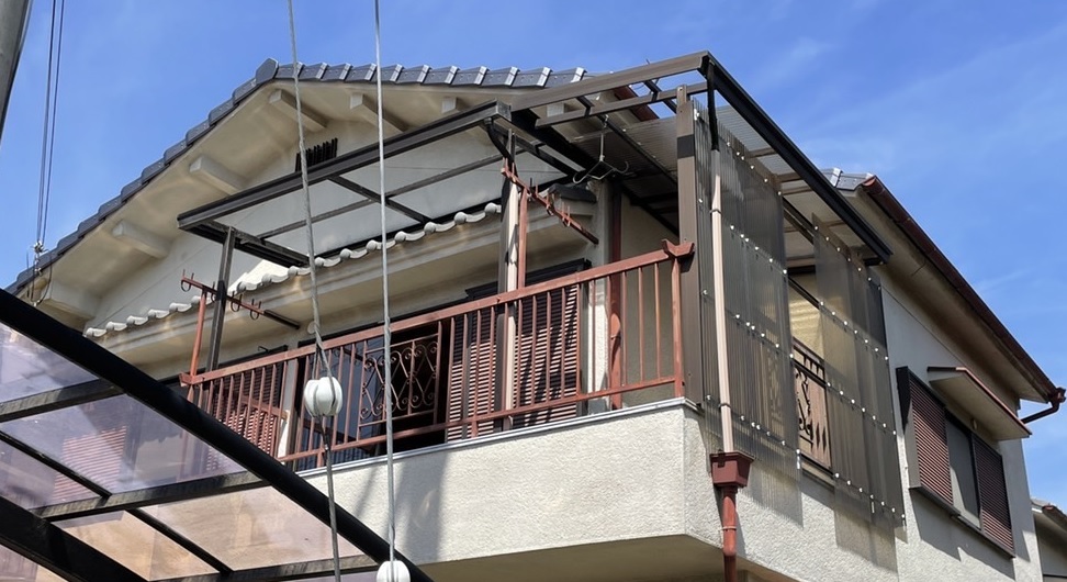 ベランダの様子