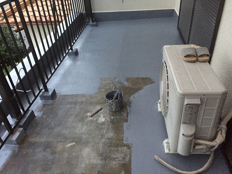 トップコート塗り