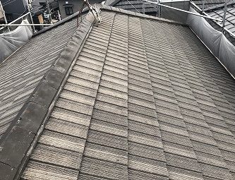 屋根　洗浄完了