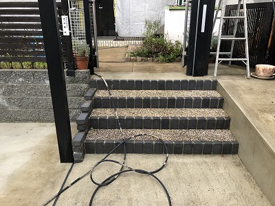 玄関回り洗浄
