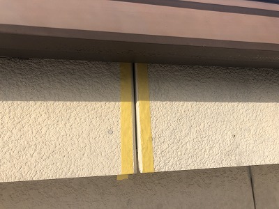 外壁のコーキング処理