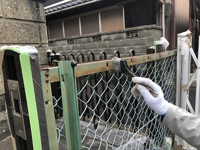 サビ止め塗布