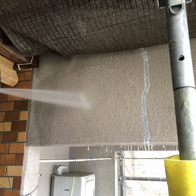 外壁　高圧洗浄