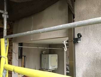 外壁　洗浄完了