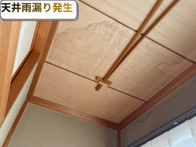 天井雨漏り