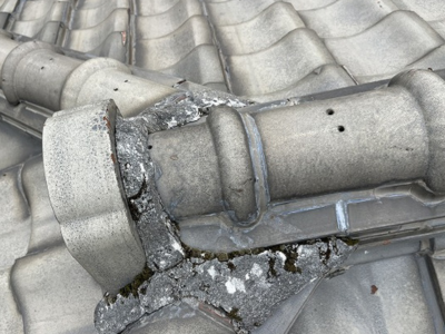 生駒市棟瓦取り直し工事の流れについて