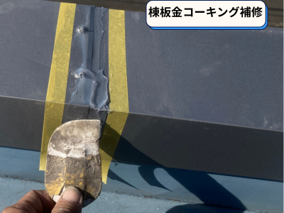 棟板金コーキング