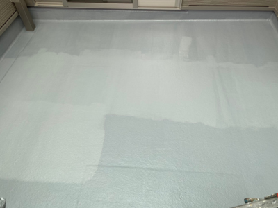 トップコート塗布後