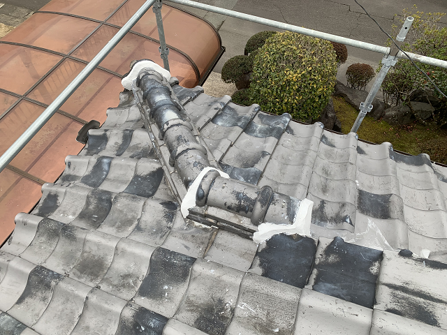 隅棟　取り直し　雨漏り