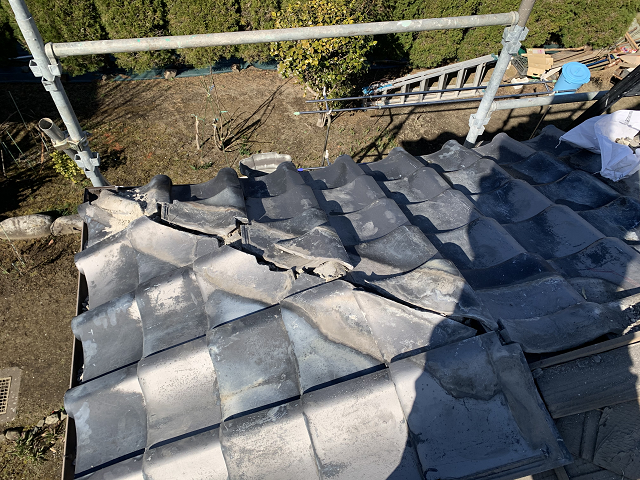 隅棟　取り直し　雨漏り