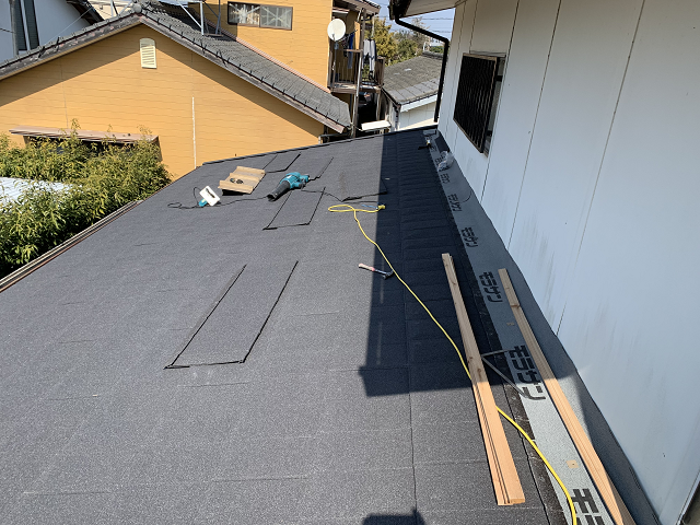 カバー工法　一閃　ガルバニウム