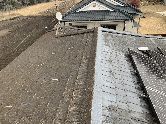 葺き替え　ガルバニウム　鋼鈑