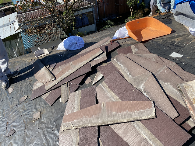 コロニアル　葺き替え