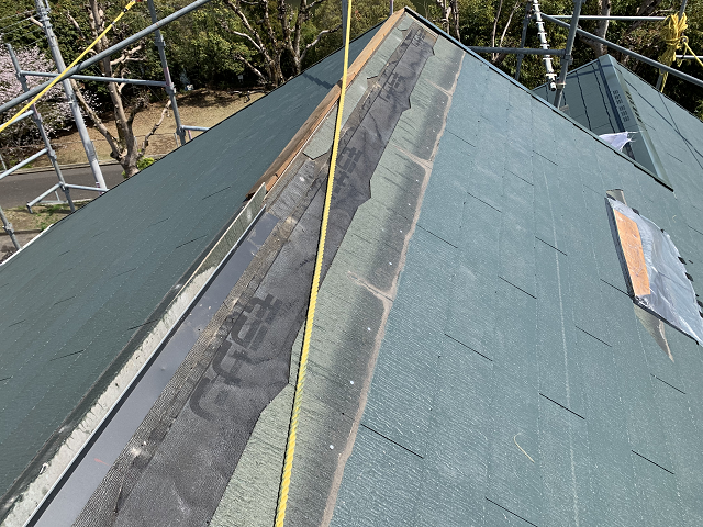 コロニアル　部分葺き直し