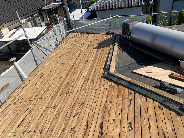 コロニアル　葺き替え