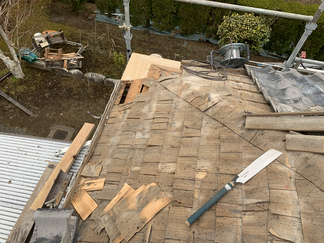 隅棟　取り直し　雨漏り