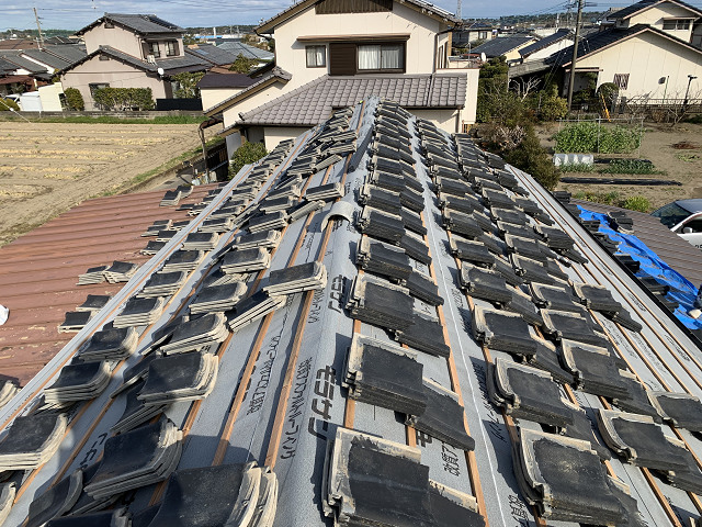 葺き直し　セメント　棟替え