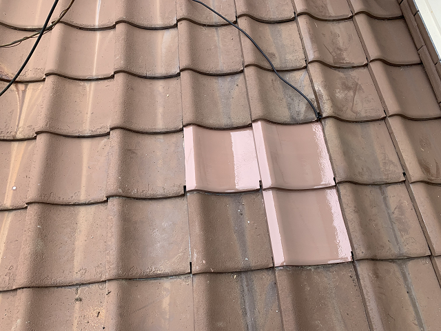 雨漏り補修　部分葺き直し