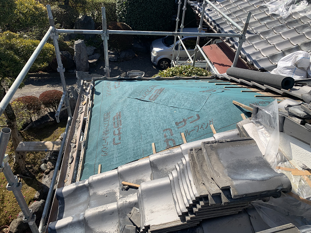 隅棟　取り直し　雨漏り