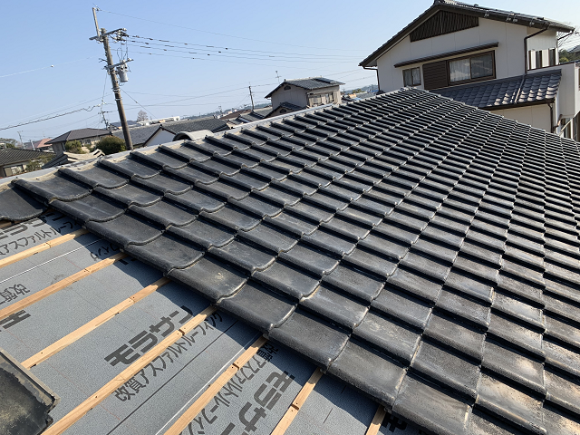 葺き直し　セメント　棟替え