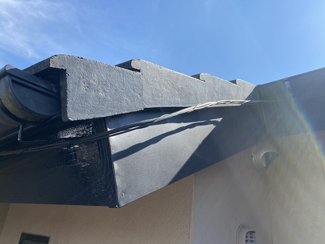 雨漏り　破風板　ケラバ