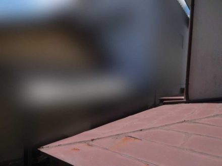 玄関部屋根カバー前