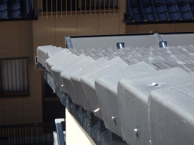 平板瓦の補修前の様子