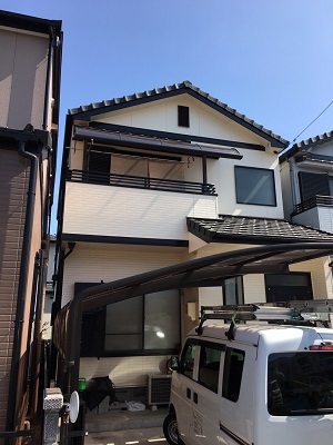 外壁の現地調査にお伺いしたお宅