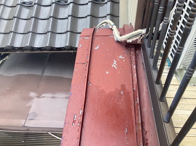 錆びてしまった瓦棒屋根