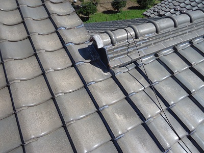 部分葺き替え完工写真