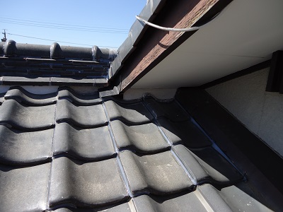 部分葺き替え完工写真