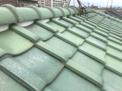 名古屋市北区　屋根　漆喰