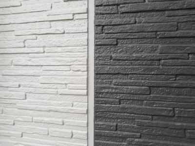外壁サイディングで綺麗な線を描いた写真