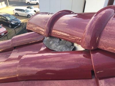 屋根　ビス　瓦ズレ