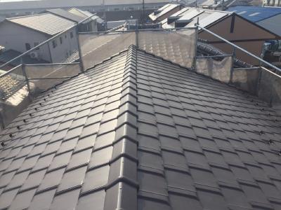 屋根　葺き替え　施工後