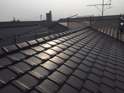 屋根　葺き替え　施工後