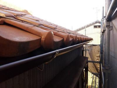 自然災害雨樋施工後