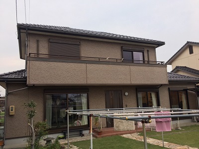 金属サイディング　施工前