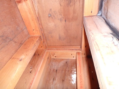 雨漏れがある小屋裏