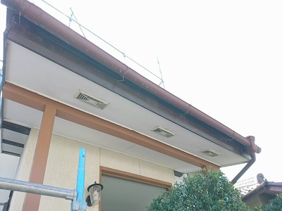 雨樋工事前の様子