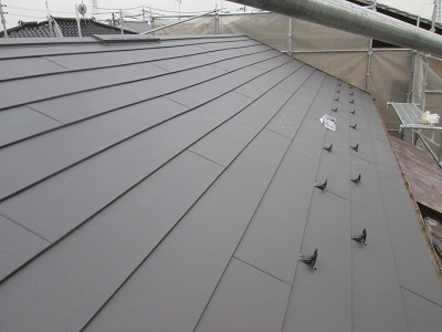 葺き替え後の屋根