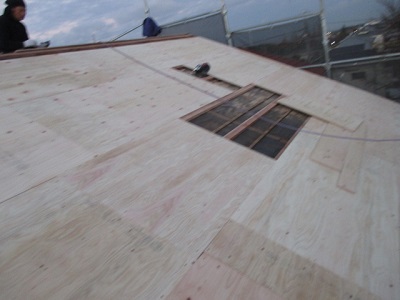 新しくコンパネを貼りました。